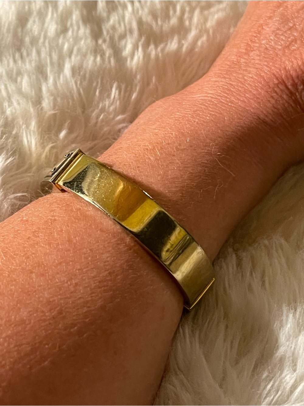 Michael Kors Gold-Tone Bangle Bracelet - Picture 4 of 11